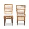 Baxton Studio Sullivan Modern Bohemian Natural Brown Rattan Dining Chair, PK2 209-2PC-12796 - alternate 3